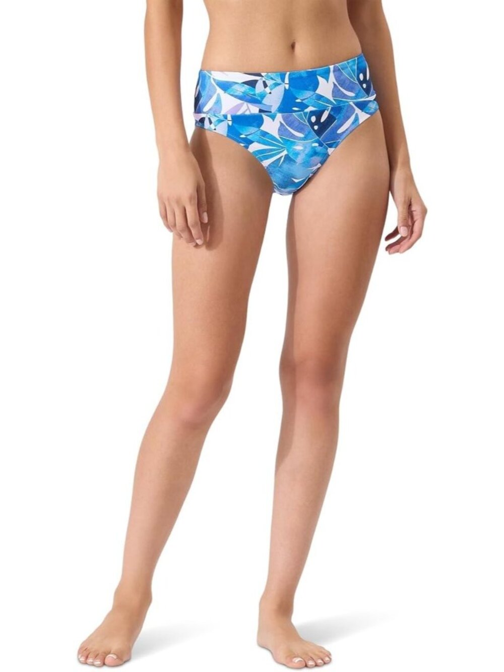 Tommy Bahama Palm Modern Palma High Waist Swim Bikini Bottom ( M )